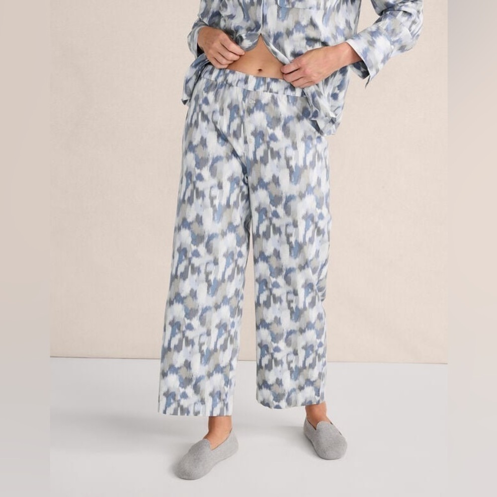 Haven Well Within Organic Cotton Brushstroke Pajama Lounge Pants - Picture 2 of 11